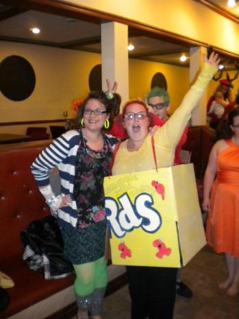 Emily and I last Halloween. Aren't we ridiculous? 